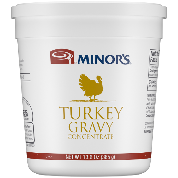 Minor’s Turkey Gravy Concentrate No Added MSG 13.6 oz (Pack of 6